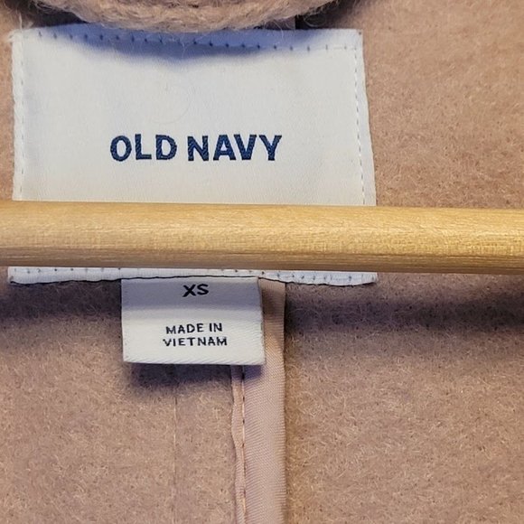 Old Navy Pink Rose Soft Brushed Over Pea Coat Size XS - Picture 3 of 11